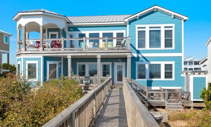 Caswell Beach House | Turtle Watch Too by Oak Island Accommodations
