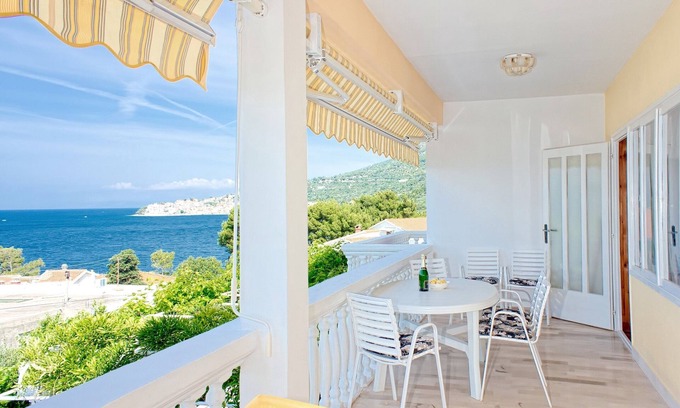 Zivogosce Apartment | Two bedroom apartment with terrace and sea view Živogošće - Porat, Makarska (A-2733-b)