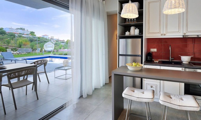 Kassandra Villa | Two Bedroom Villa with Sea View and Private Pool