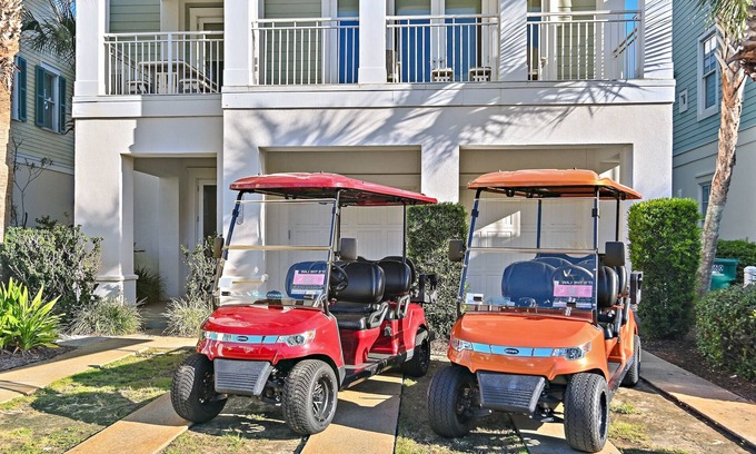 Frangista Beach House | TWO Golf Carts Included ~ Private Pool ~ Balcony ~ Near the Beach