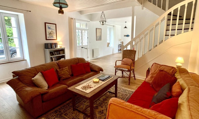 Moelan-sur-Mer House | TY AR STIVELL, the balance between land and sea 4-7PERS, MOELAN/SEA, WIFI, BEACHES