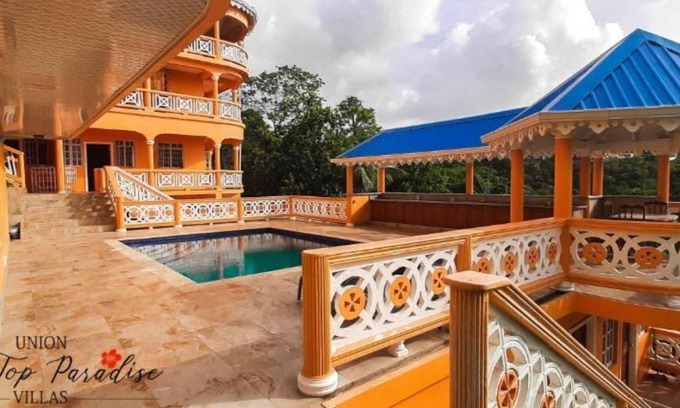 Castries Apartment | Union Hilltop Paradise Villas - Premium Poolside Villa with Scenic Views
