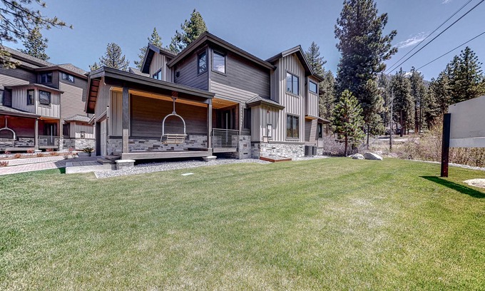 South Lake Tahoe House | Unique, 2-story townhome with private hot tub, fireplaces, grill, decks, WiFi