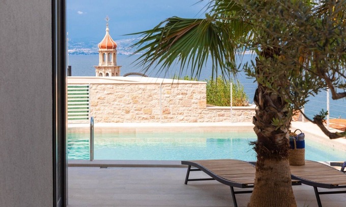 Sutivan Villa | Unique Villa Gallery Sutivan, pool & sauna, sea view, near center, outdoor grill
