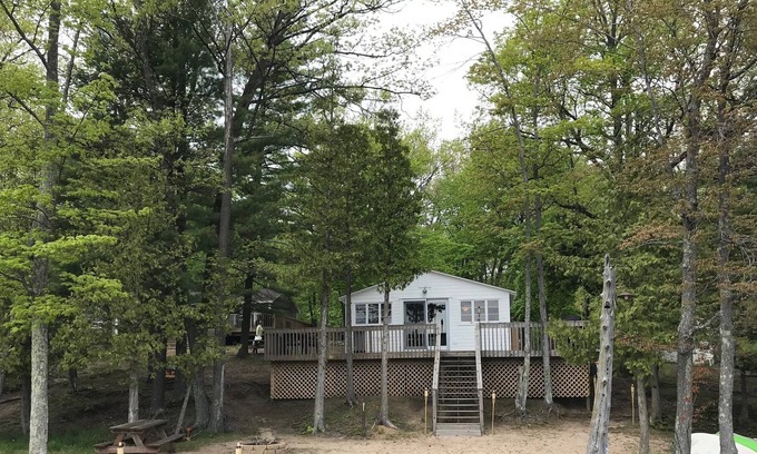 Traverse City Cabin | Up North, Comfortable Cabin steps from Bass Lake and Minutes from Traverse City!