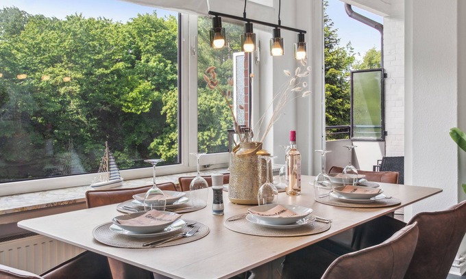 Center Apartment | Up to 6 people directly at the park
