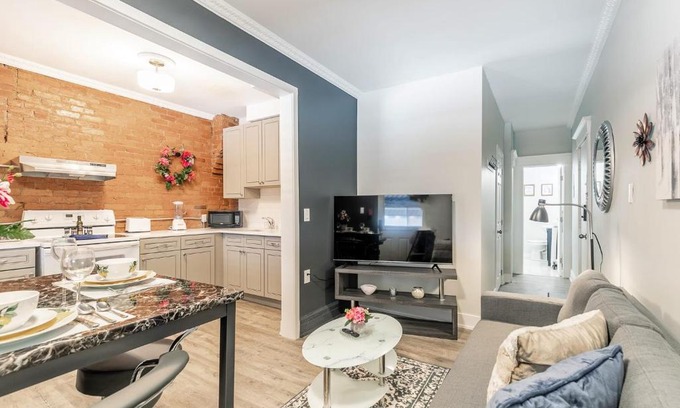 Central Hamilton Apartment | Upscale 2BR Apt w King Bed & Netflix