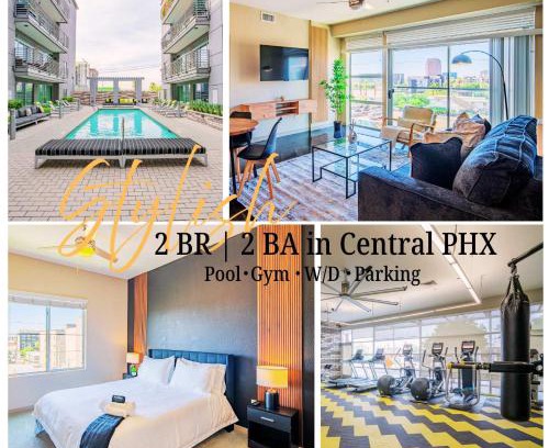 Evans Churchill Apartment | Upscale 2BRDowntown Apartment Balcony & Amenities