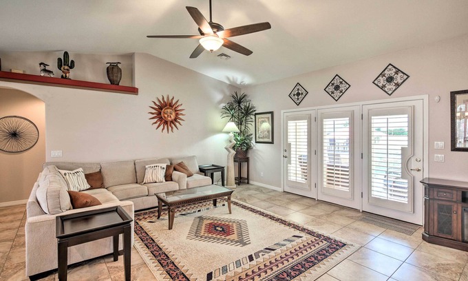 Lake Havasu City House | Upscale Oasis w/ Pool & Hot Tub, 3 Mi to Lake