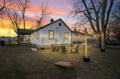 Evansville House | Urban Oasis Cozy Home Near Downtown with Game Room and Firepit