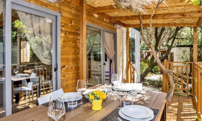 Le Rocchette House | Vacation home Camping Village Santa Pomata (CST191) in Castiglione della Pescaia - 6 persons, 2 bedrooms
