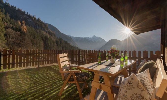 Ramsau im Zillertal Condo | Vacation apartment with mountain view, private sauna, 25 sqm terrace, pets welcome