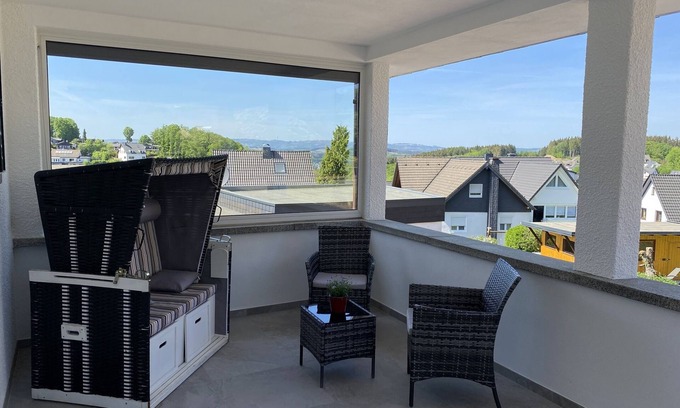 Rhode Apartment | Vacation apartment Dorfblick with 72sqm, 2 bedrooms, max. 2 persons