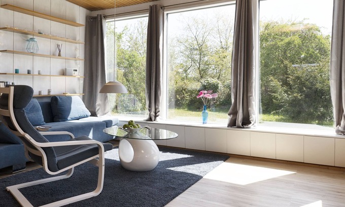 Lensterstrand Apartment | Vacation bungalow Zwergenhaus mit Meeresrauschen with terrace at Zwergenweg 24 in G