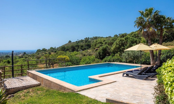 Felanitx House | Vacation Home Sa Roca Blanca with Mountain View, Sea View, Pool, Wi-Fi, Terraces & Garden