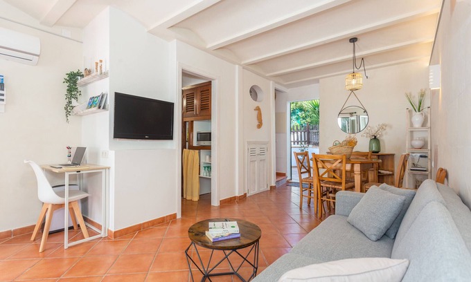 Cala Blanca House | Vacation house with sea view, nice private terrace next to the beach