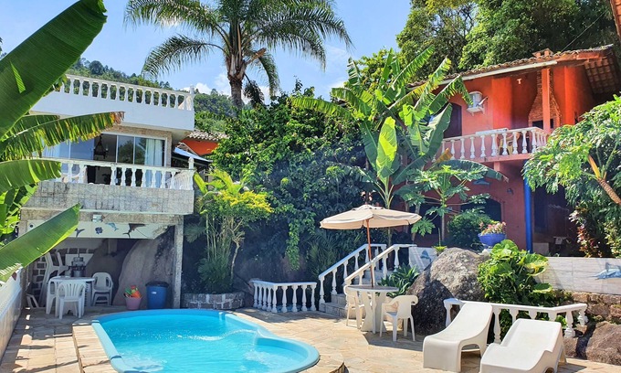 Florianopolis Cottage | Veranda - Charming 3-bedroom Cottage with AC in Peacefull Daniela Florianopolis