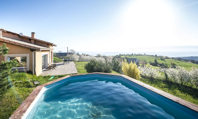 Saint-Romain-de-Lerps Villa | Very beautiful villa with exceptional panorama from Mont-Blanc to Mont Ventoux