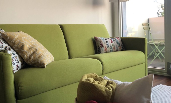 Bergamo Apartment | Very bright studio apartment with balcony, in residential area with services and means.