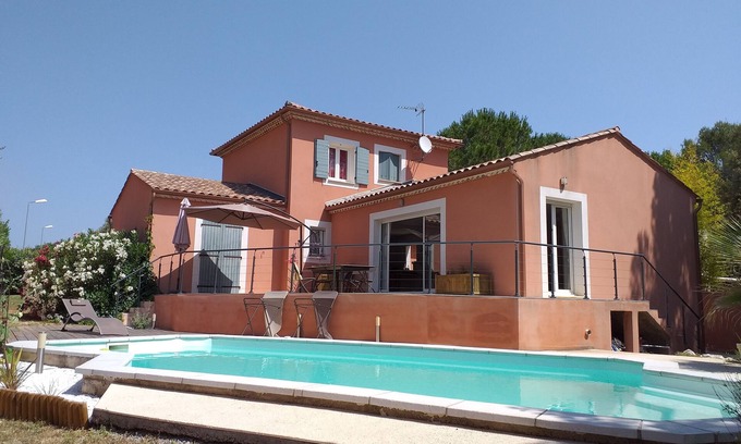 Salinelles Villa | Villa 6 persons with private pool near Sommières