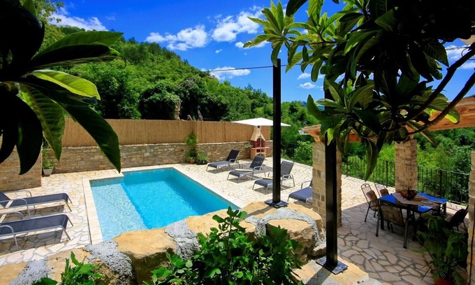 Sveti Bartol Villa | Villa Alba with breathtaking view from swiming pool, HEATED POOL, near Motovun