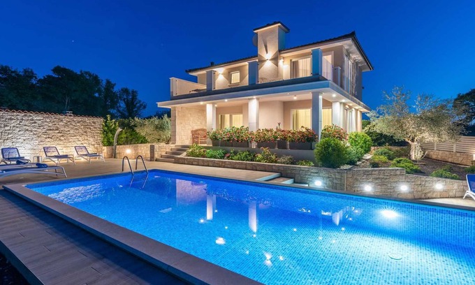 Malinska-Dubasnica Villa | Villa Almedina - perfect holiday destination with a pool, whirlpool and sauna