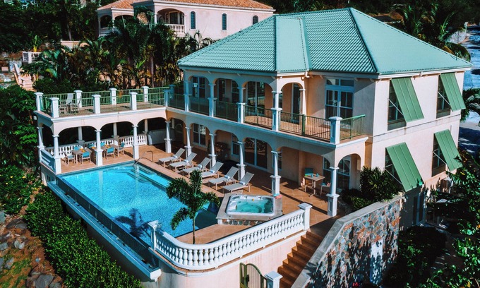 Contant Farms Villa | Villa Alondras: Revel in Timeless Luxury at this BEACHFRONT Villa on St. John