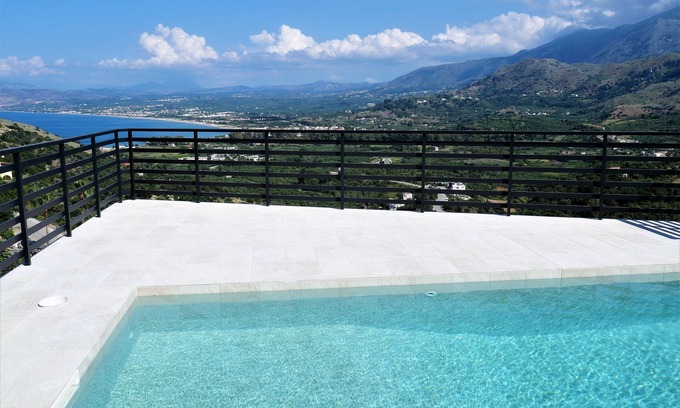 Exopoli Villa | Villa ArGia with private pool and terraces with mountain & sea views in Chania