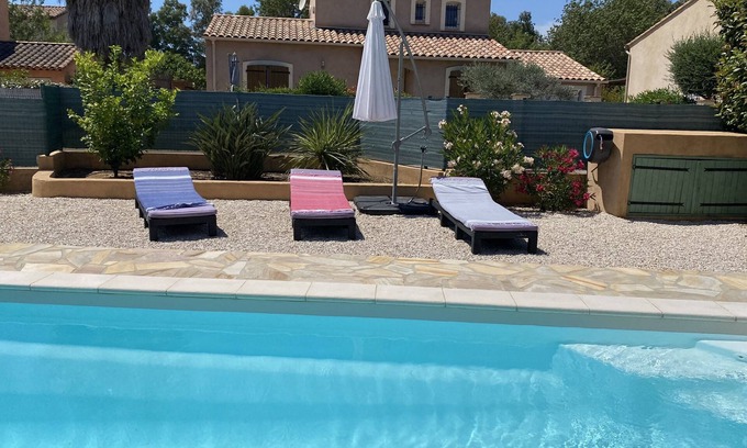 Hyeres House | Villa Avec Piscine Privée Proche Centre Ville et 4km des Plages