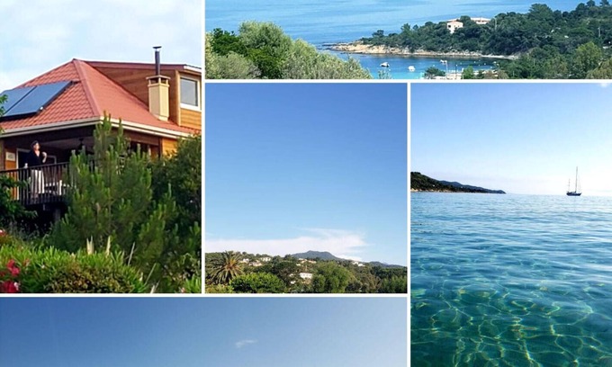 Favone Villa | Villa beach Favone sea view beach north PortoVec 4or2bedrooms possible-boulodrome