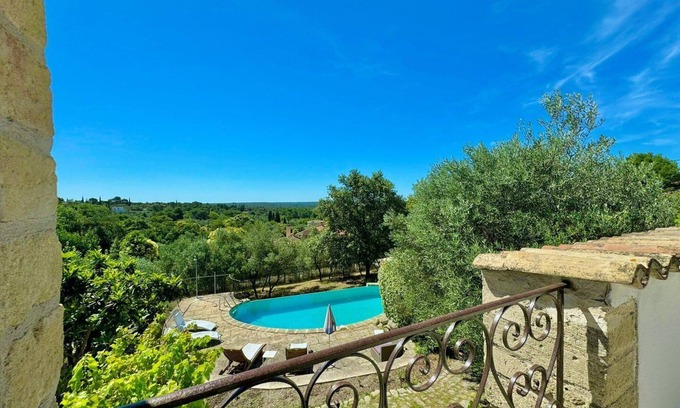 Sommieres Cottage | Villa Bioclimatique, Piscine à Débordement
