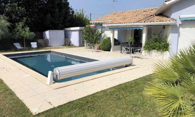Ares Villa | Villa Bleue 8 pers avec piscine chauffée sur terrain clos