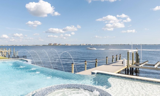 Yacht Club Villa | Villa Brielle is the epitome of waterfront luxury and relaxation. YOU DESERVE IT