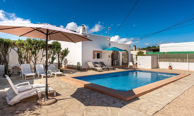 Sant Josep de sa Talaia Villa | Villa "Can Pep Ramon I" with Private Pool and Wi-Fi