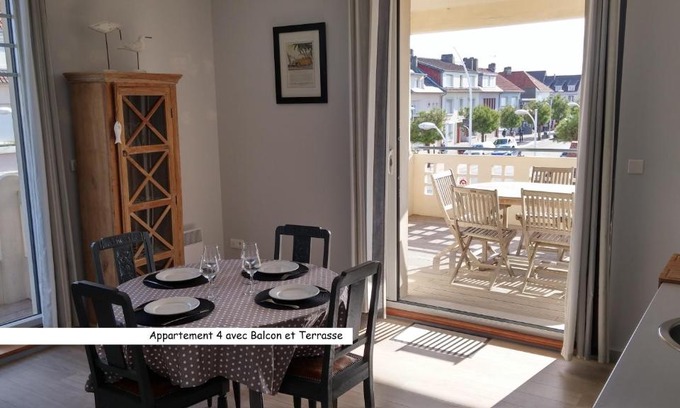 Fort-Mahon-Plage Apartment | VILLA CHANTEREINE - apparts à 5 mn de la plage - BAIE DE SOMME