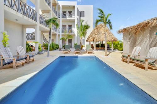 Belnem House | Villa Chica 3 min to Beach, Diving & Restaurants with Pool and private Garden 10 min to Windsurfing & Kitesurfing