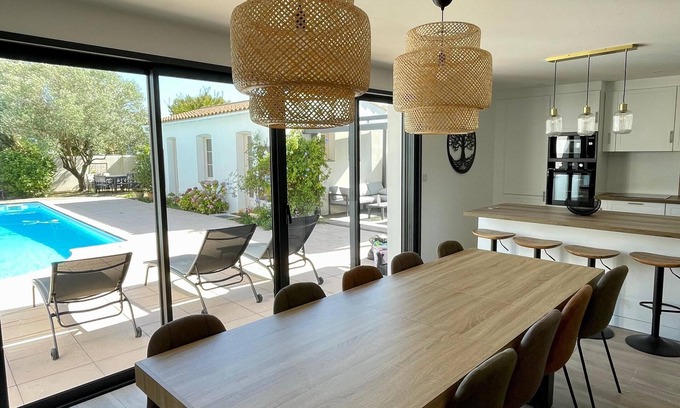 Rivedoux-Plage Villa | Villa Dolce Vita - Ile de Ré - between sea and pool