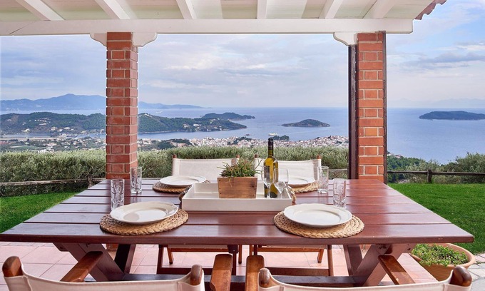 Skiathos Town Villa | Villa Eleven - Private Luxury Villa with Panoramic Aegean view