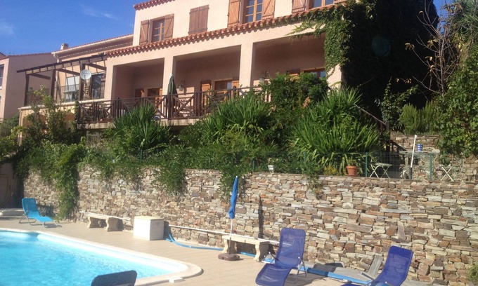 Collioure House | Villa ensoleillée avec piscine et climatisation et wifi fibre