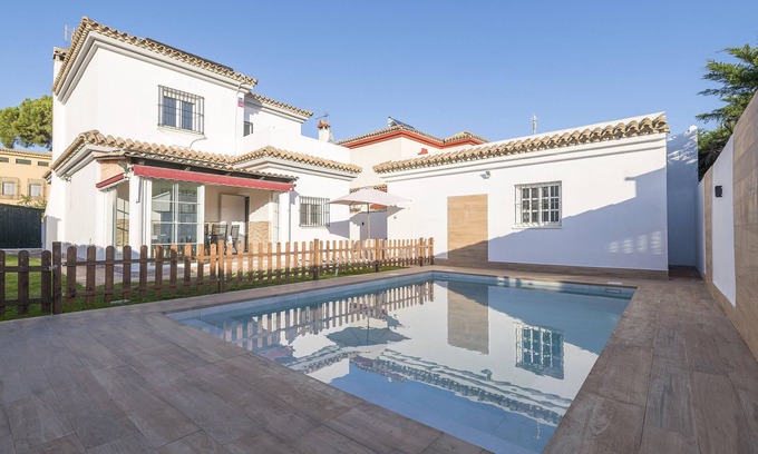 Poblado Sancti Petri Villa | VILLA DEL SOL - Charming house with private pool near the sea - Free Wi-Fi