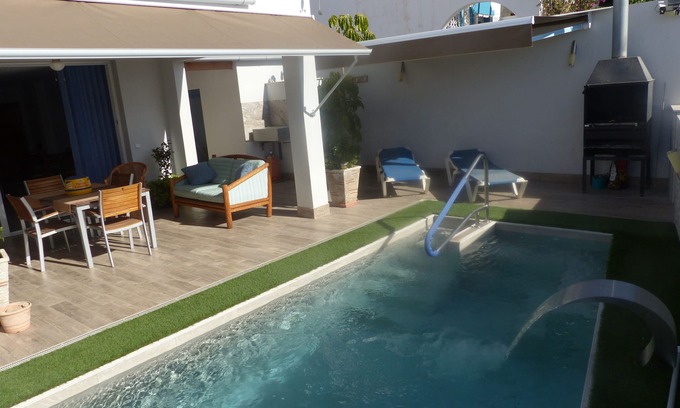 San Juan de los Terreros House | Villa private pool sea view at 300m 1 a 7 pax san Juan terreros