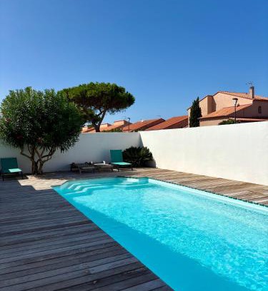 Le Barcares Villa | Villa familiale, piscine à 100 m de la plage - 8ALBAU26