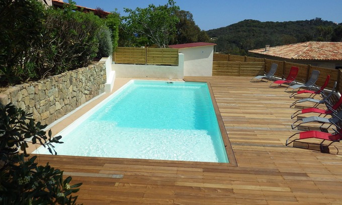 Favone Apartment | Villa Faounzina N ° 5, 10 people, swimming pool, 300 m from the beach, air conditioning