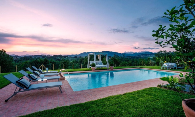 Montecarlo Villa | Villa Flora, a Luxury 3 bedrooms Farmhouse with Pool and Jacuzzi