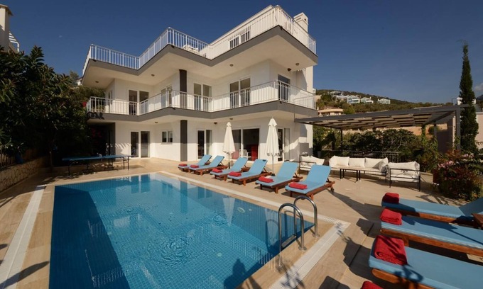 Kalkan Villa | Villa For 12 nr. Kalkan Center with Sea View
