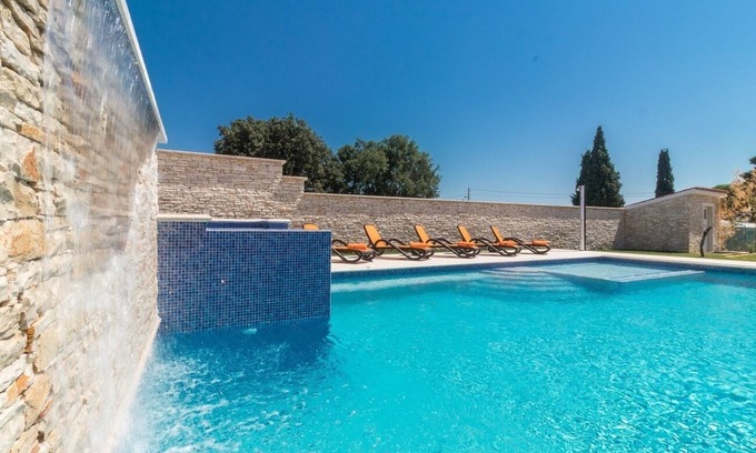 Valtura House | Villa for big demands with large pool, sauna, whirlpool, fitness equipment, billiards and professional outdoor kitchen