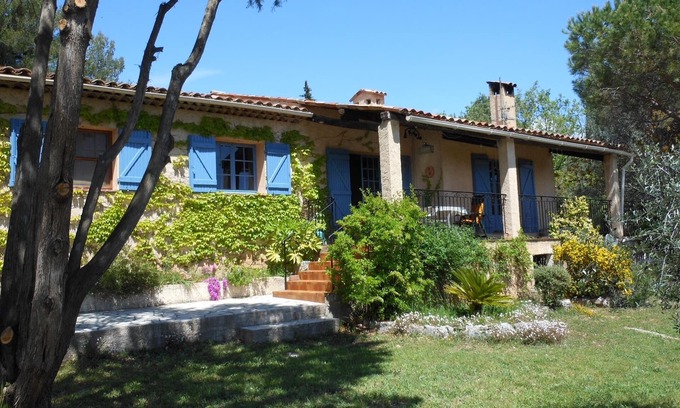 Saint-Cezaire-sur-Siagne Villa | Villa with Heated Swimming Pool Set In a 5000 m² Olive Grove.