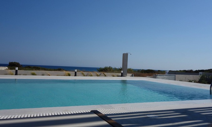 Lahania Villa | Villa Ilios with outside-pool, relaxing- and BBQ-area - nearby the sea