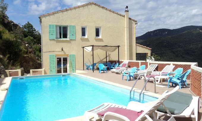 Mela Villa | Villa in Corsica 18 pers Swimming pool, GR20 40 "Sea: Propriano 25" Bonifacio