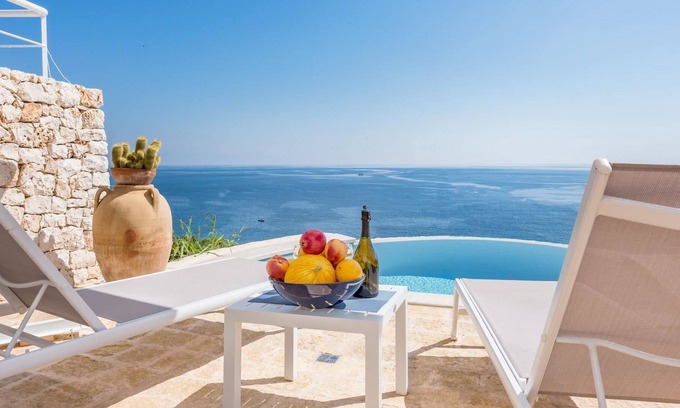 Marina di Marittima Villa | Villa Infinity - Villa by the Sea with swimming pool in Salento, Apulia